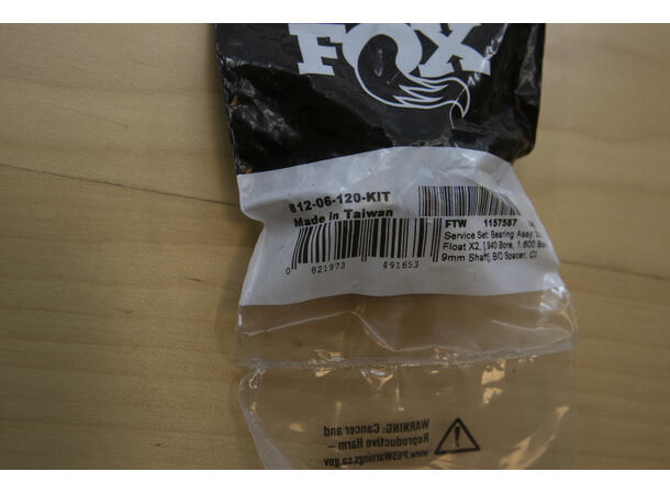 Fox Bearing Assy: 2019 Float X2 [.940 Bore, 1.600 Bore, 9mm Shaft] 